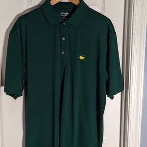 Masters Tech Green Golf Shirt Size XL
